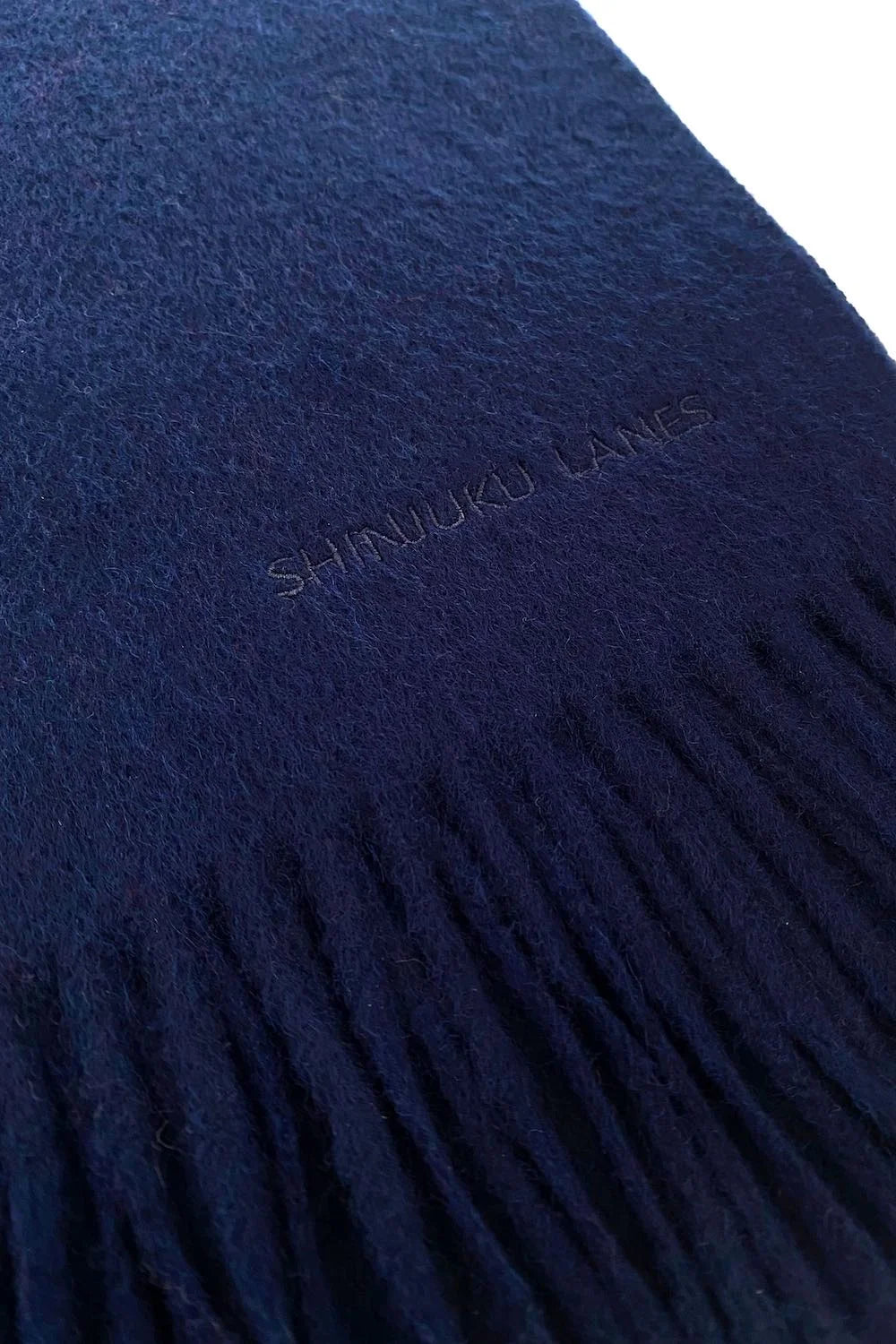 100% Organic Cashmere Scarf - Midnight Blue