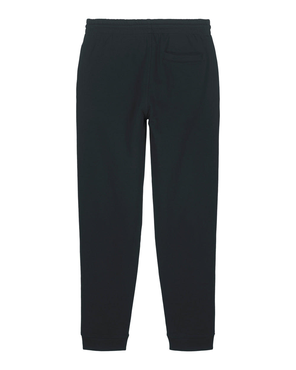 Mens Organic Midweight Joggers in Jet Black