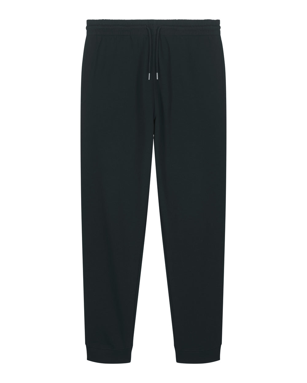 Mens Organic Midweight Joggers in Jet Black