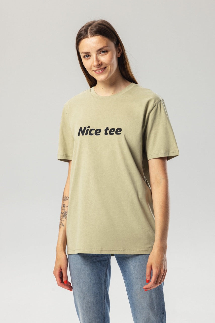 Sage Green Nice Tee T-Shirt