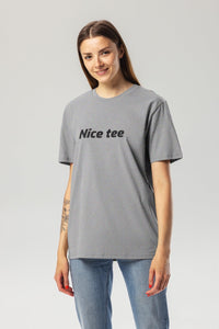 Heather Grey Nice Tee T-Shirt