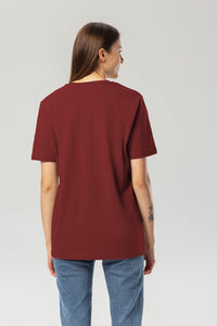 Burgundy Nice Tee T-Shirt