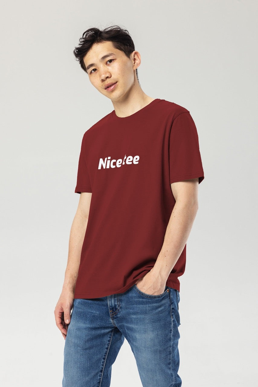 Burgundy Nice Tee T-Shirt