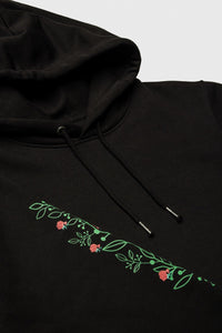 Black Flower Tree Hoodie