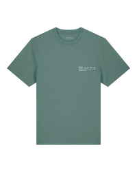 Mens Organic Relaxed-Fit T-shirt in Eucalyptus Green