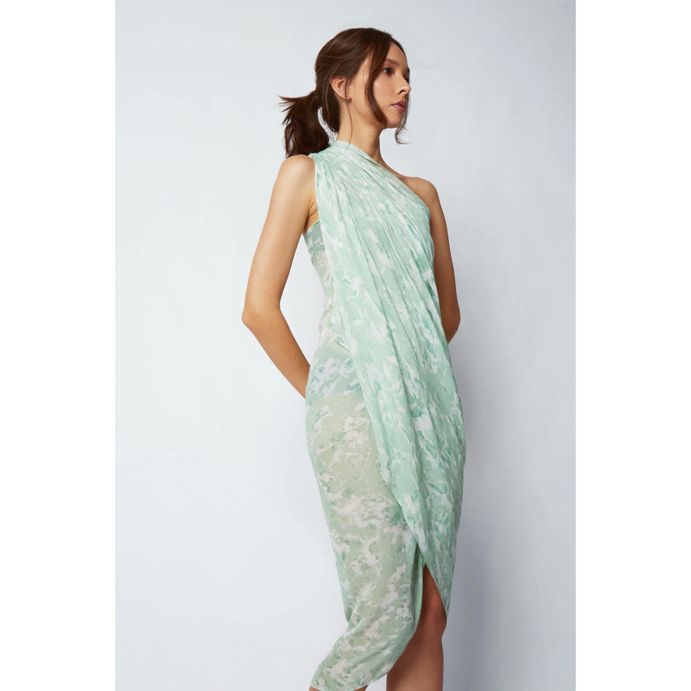 Matera Bamboo Sarong & Scarf - Mint Green