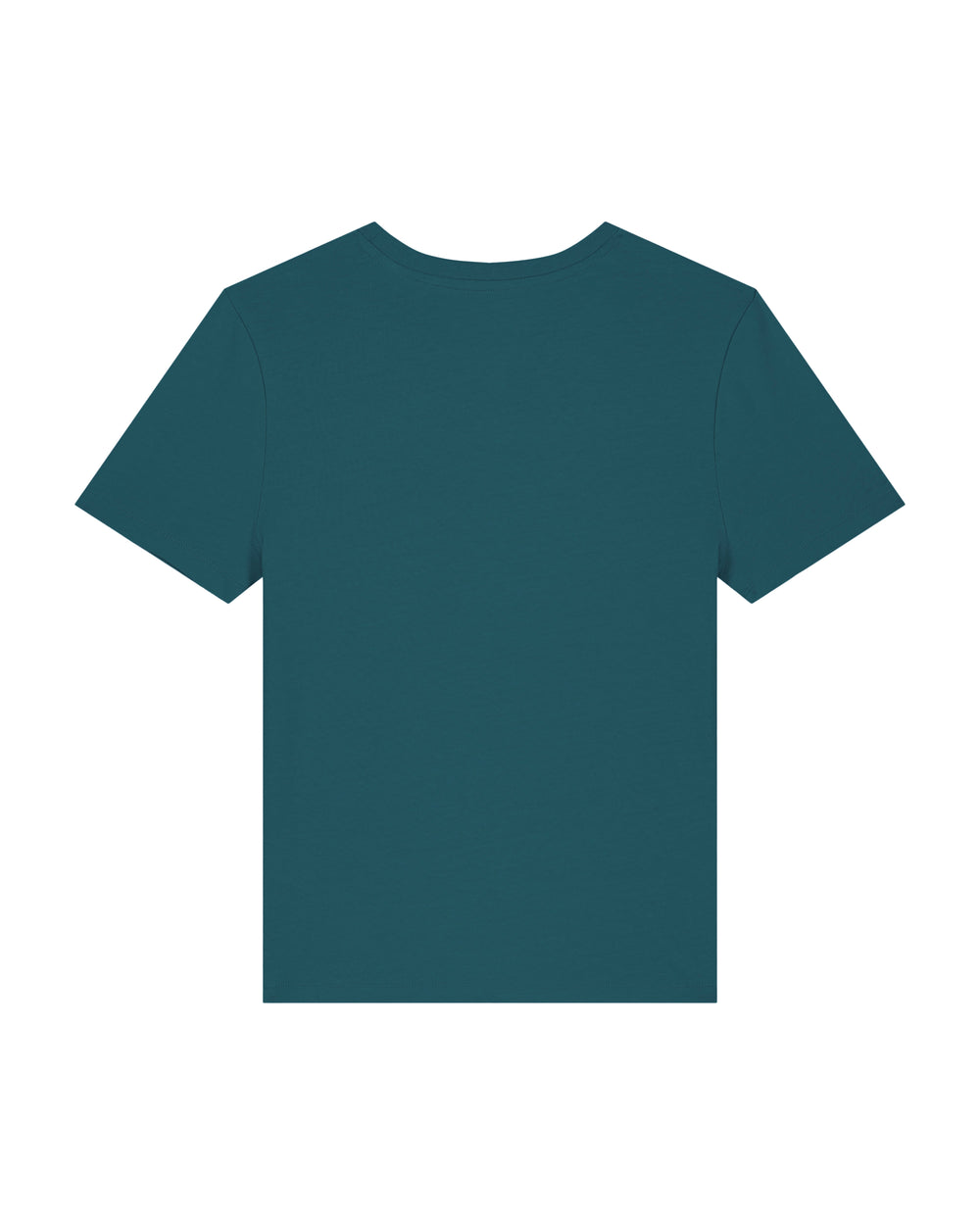 Womens Organic Fitted T-shirt in Ocean Blue