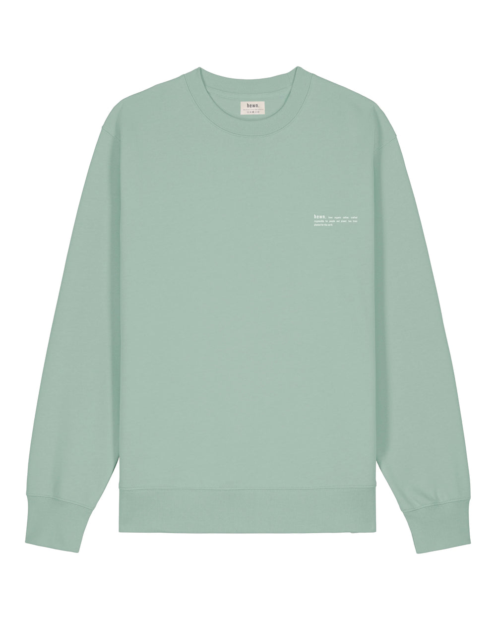 Mens Organic Midweight Sweatshirt in Aloe Green