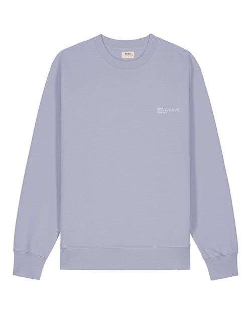 Mens Organic Midweight Sweatshirt in Lavender