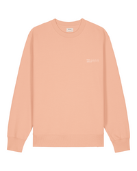 Mens Organic Midweight Sweatshirt in Peach Orange