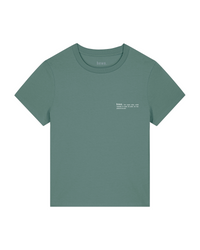 Womens Classic-fit Organic T-shirt in Eucalyptus Green