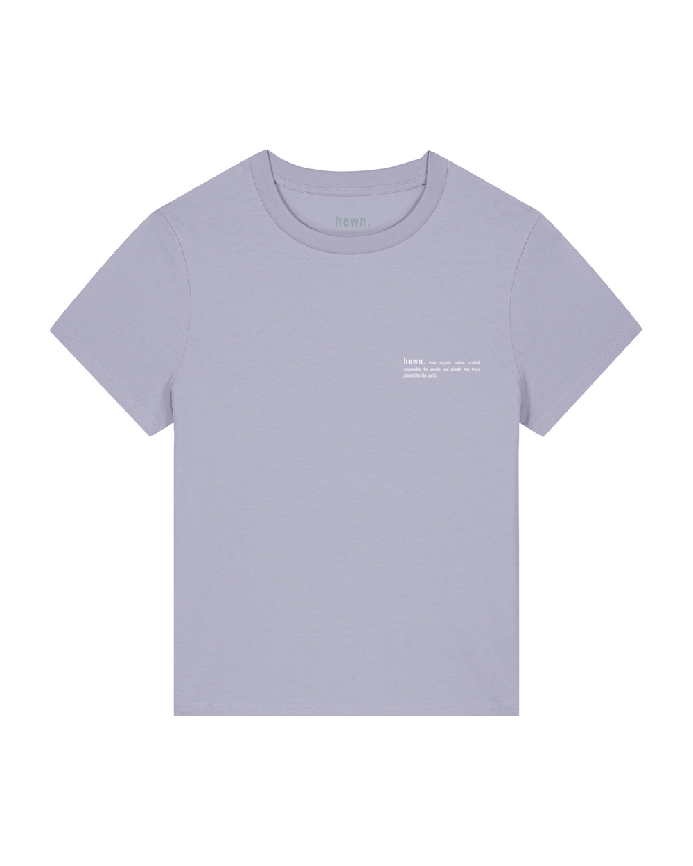 Womens Classic-fit Organic T-shirt in Lavender