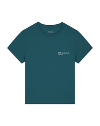 Womens Classic-fit Organic T-shirt in Ocean Blue