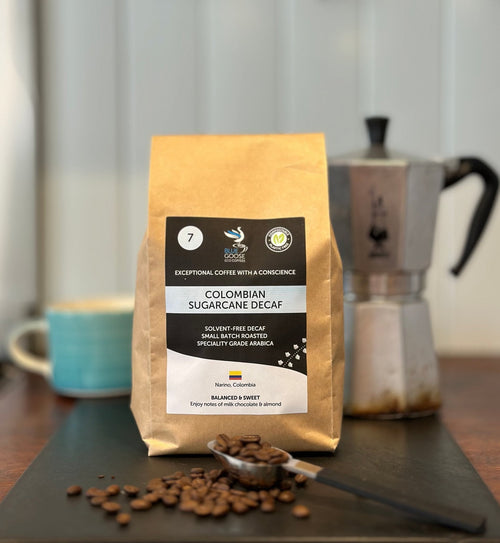 Colombian Sugarcane Decaf Coffee - Bean & Ground