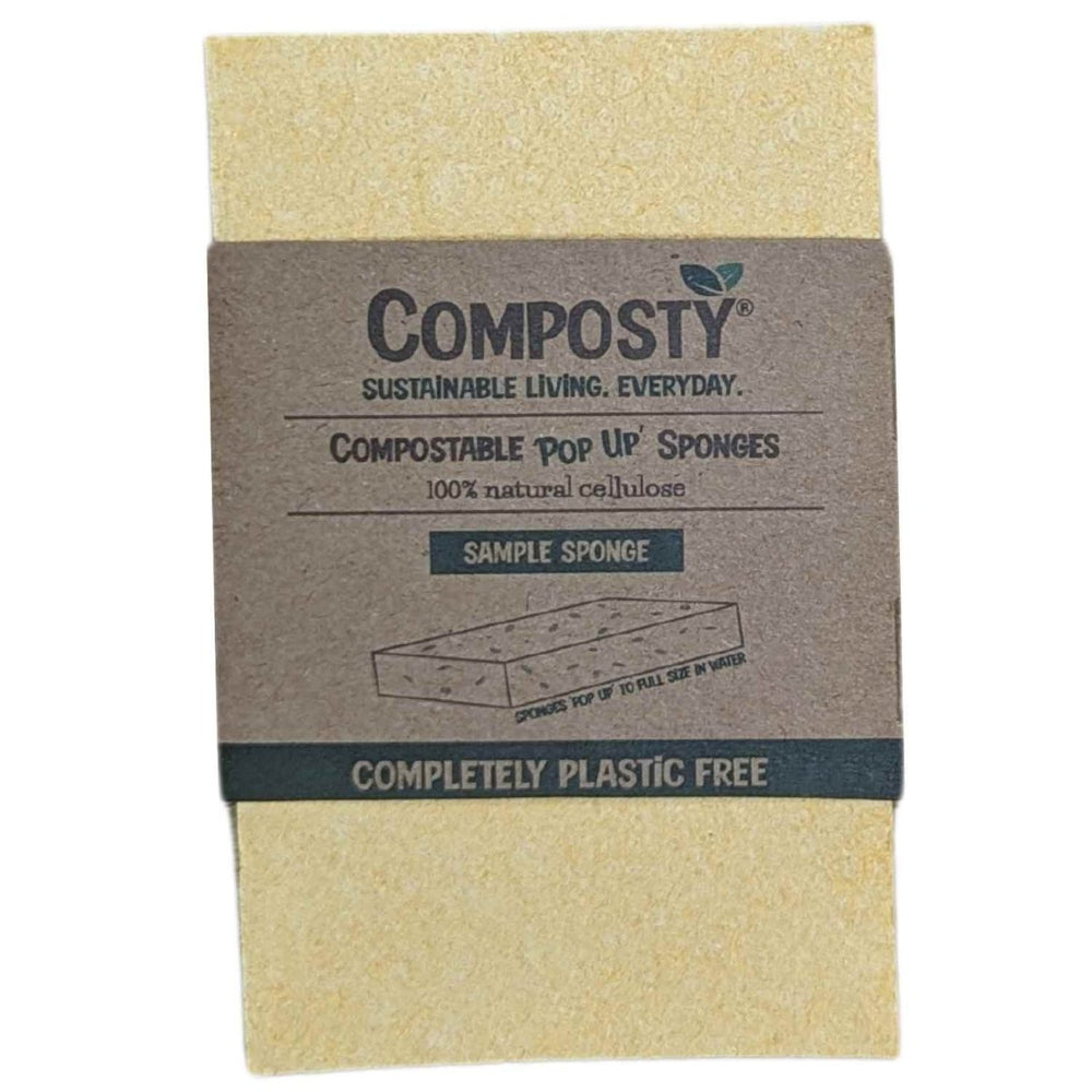 Composty® | Magic 'Pop-Up' Eco Sponges | Single Sponge