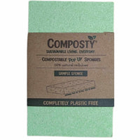 Composty® | Magic 'Pop-Up' Eco Sponges | Single Sponge