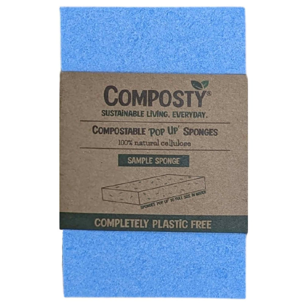 Composty® | Magic 'Pop-Up' Eco Sponges | Single Sponge