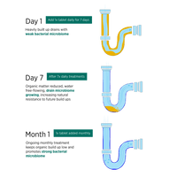 Drain Cleaner & Maintainer (Bio Fizzy Tabs)