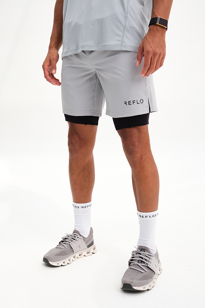 Desna 2-in-1 Shorts Grey