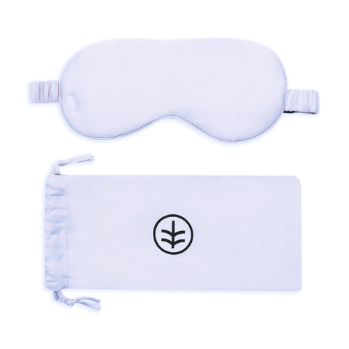 Silk Eye Mask Sleep in Sky Blue (Eucalyptus Silk)