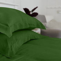 Eucalyptus Silk Pillowcase Pair in Forest Green (Best Seller)