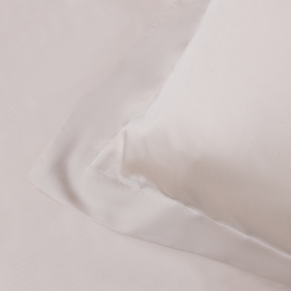 Eucalyptus Silk Pillowcase Pair in White (Best Seller)