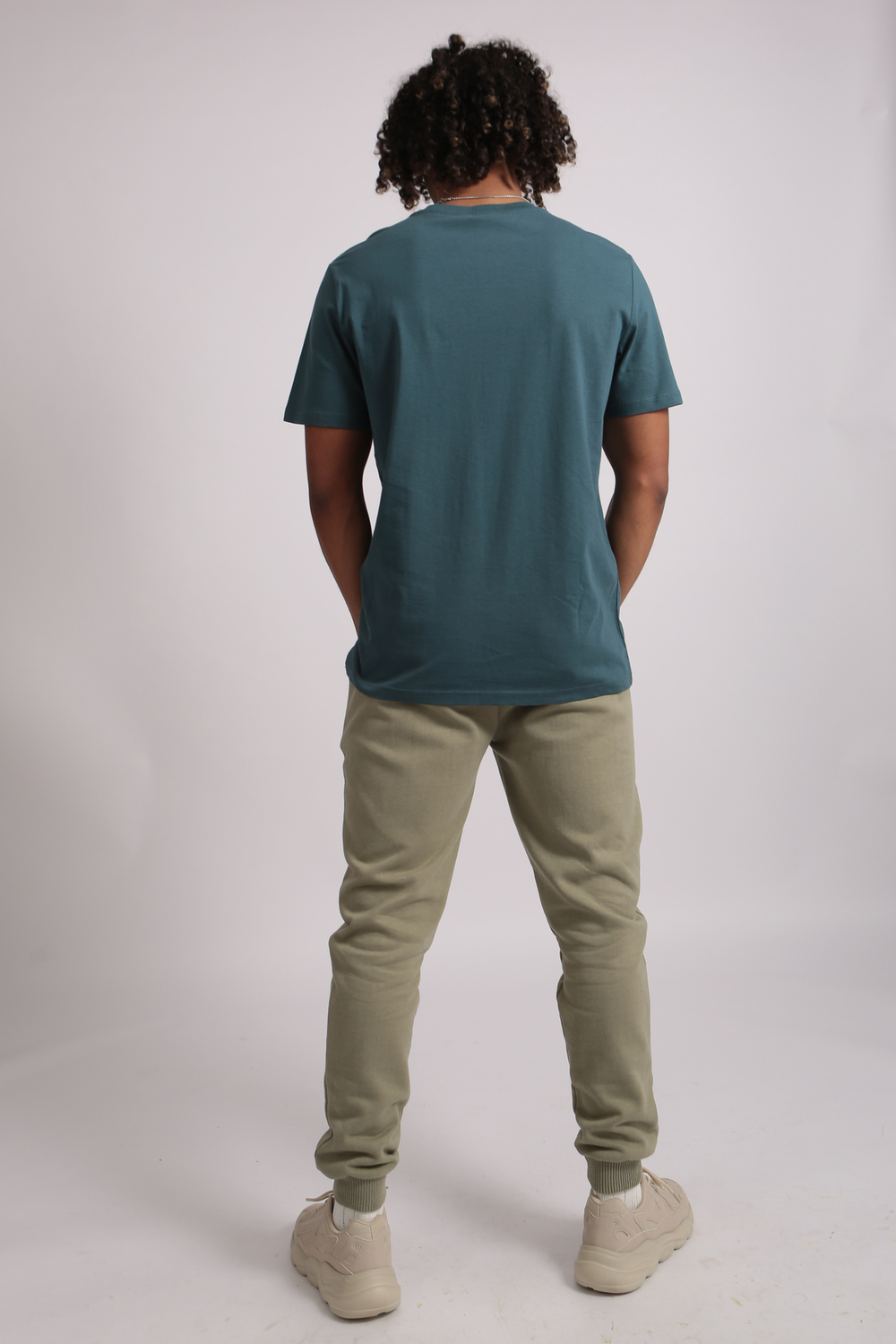 TEAL AUDIO CIRCLE PRINT TEE