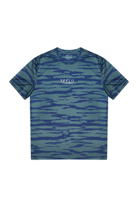 Moana Shirt Dark Forest/Medieval Blue