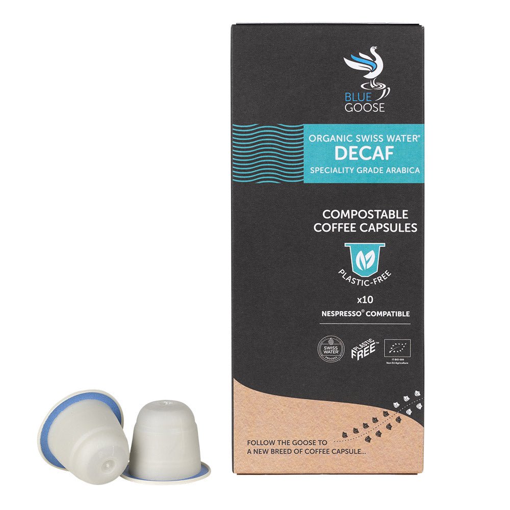 Organic Swiss Water Decaf Compostable Coffee Pods