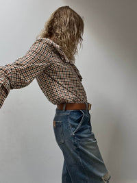 Under Her Eyes Griselda Corn Leather Jean Belt in Tan