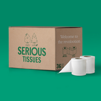 Sustainable, UK made 2-ply toilet roll (36 pack)