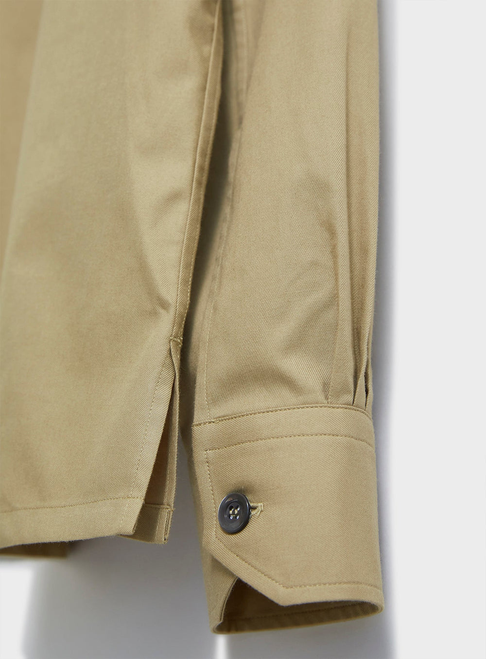 Regenerative Cotton Khaki Shirt-Jacket