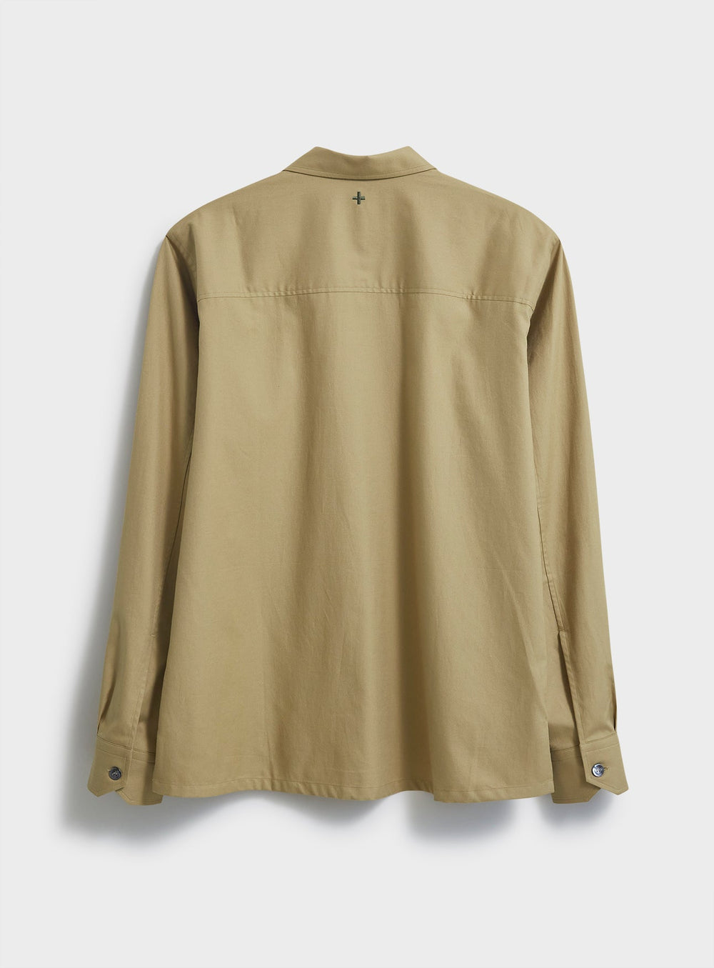 Regenerative Cotton Khaki Shirt-Jacket