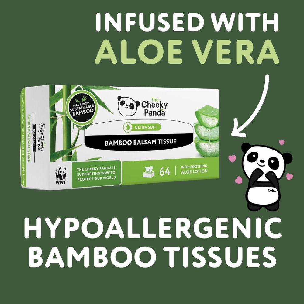 Flat Bamboo Balsam Tissues | 12 Boxes