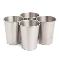 350ml Stainless Steel Cups (4 pack)