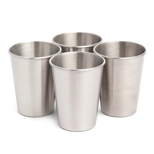 350ml Stainless Steel Cups (4 pack)