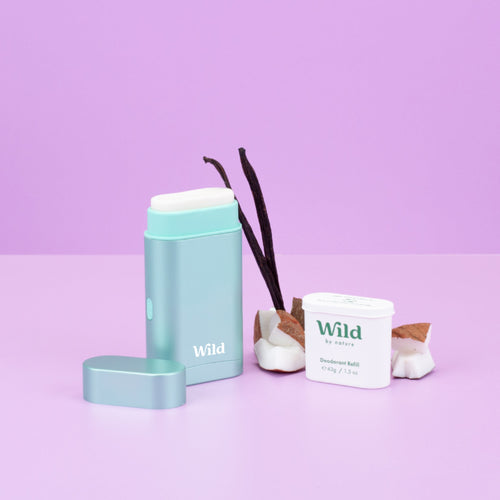 Coconut & Vanilla Deodorant + Aqua Case Starter Pack