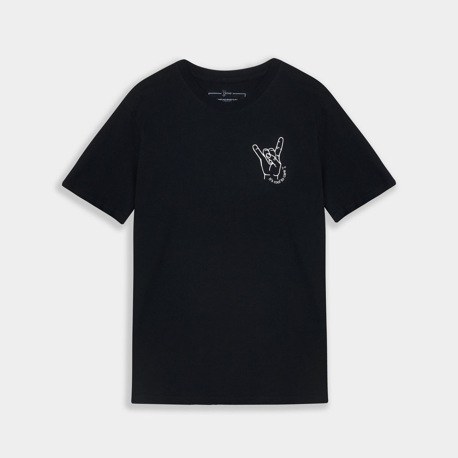 Tee-L-C Black Organic Cotton T-Shirt