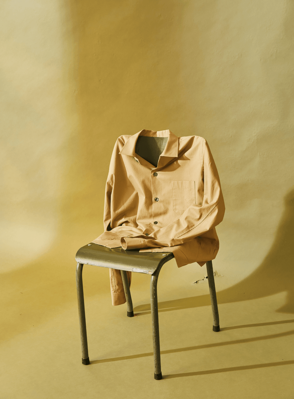 Regenerative Cotton Khaki Shirt-Jacket