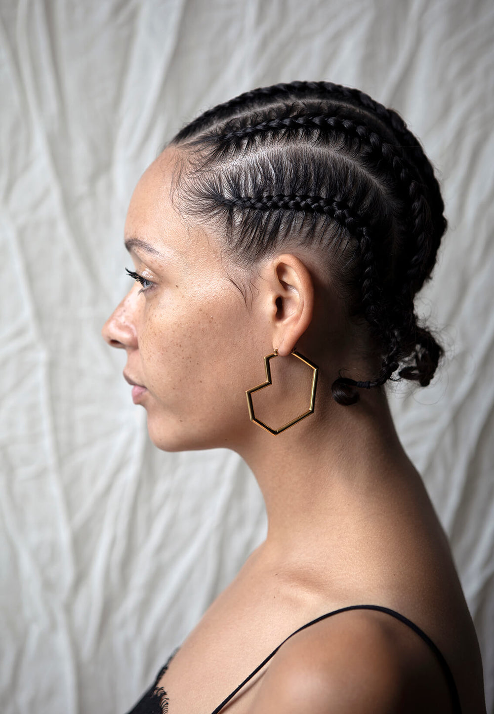 DARYL LARGE HOOPS - 18ct Gold Plated