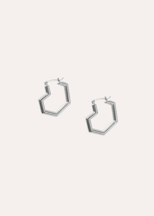 DARYL SMALL HOOPS - Sterling Silver