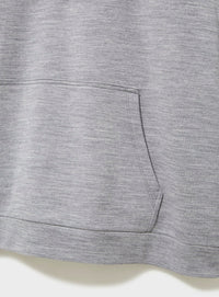 ZQ Merino Fleece Backed Silver Modern Hoodie