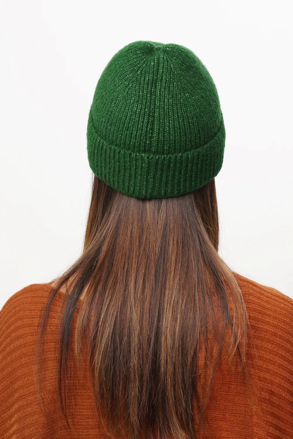 Origin Ribbed Beanie - Flecked Green