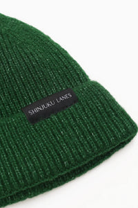 Origin Ribbed Beanie - Flecked Green