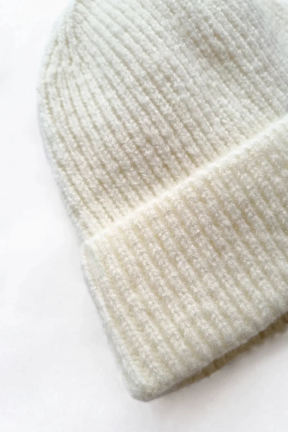 Origin Ribbed Beanie - Ivory