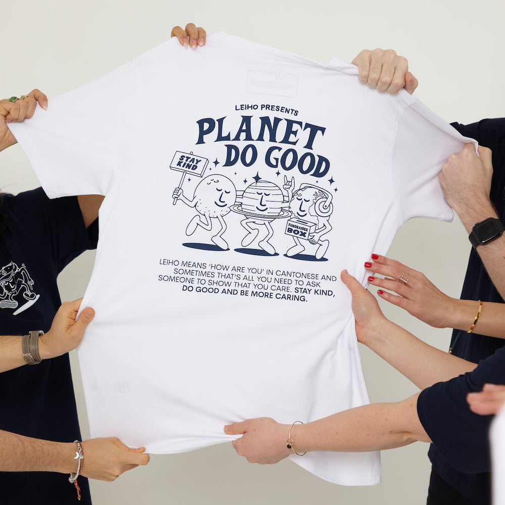 Planet Do Good White Organic Cotton Graphic T-shirt