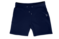 French Navy Printed P Shorts