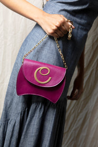 Under Her Eyes Odette shoulder & clutch bag in pink