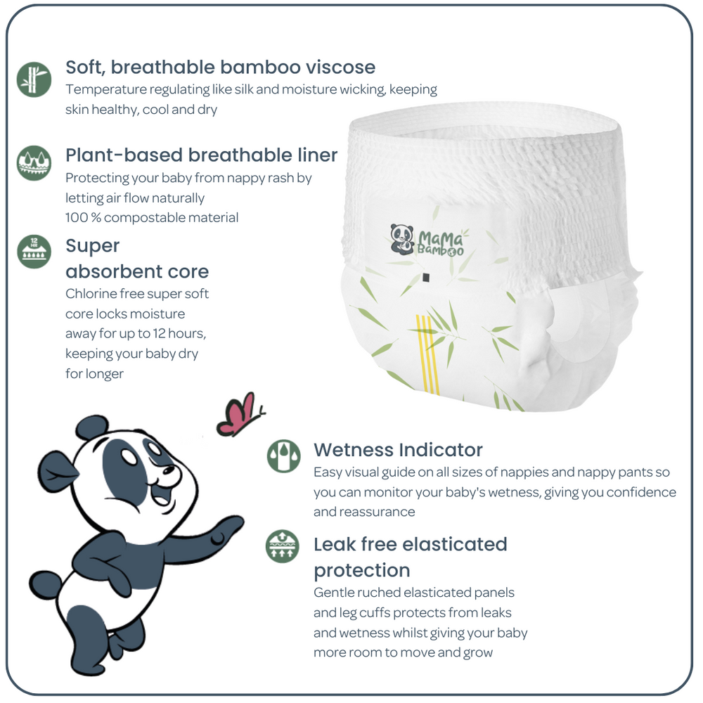 Mama Bamboo Sustainable Nappy Pants