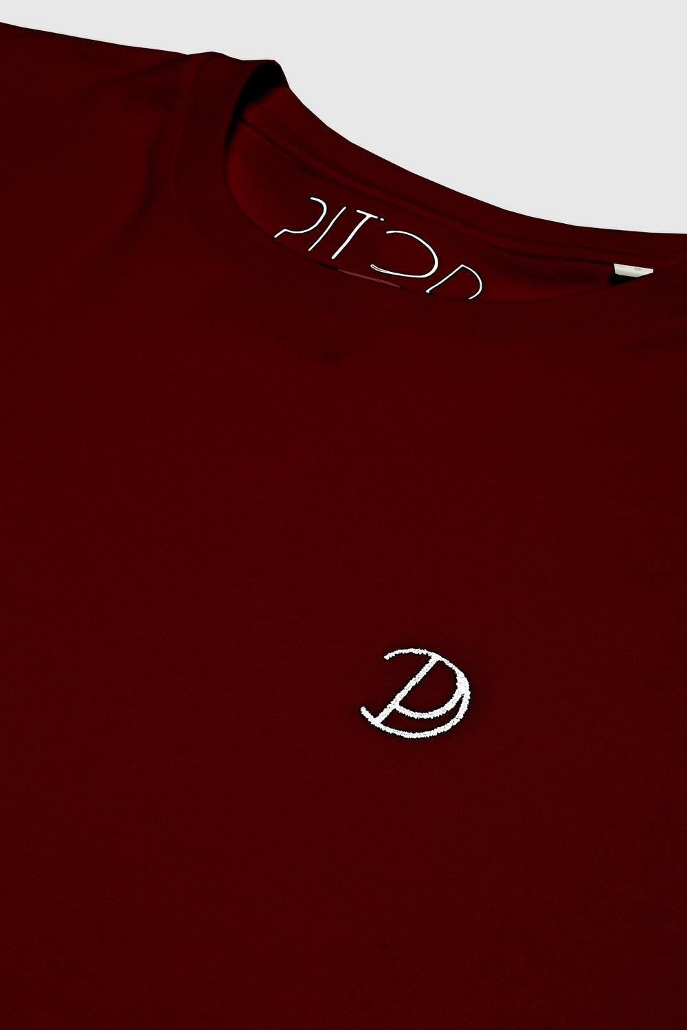 Burgundy Chest Logo T-Shirt